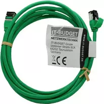 IT-BUDGET Full Copper Premium Patch Cable - Slim AWG 28 - Cat.8.1 - 2000 MHz - Halogen-Free - PoE+ - 40Gbit - Green - 3 m (90ITBSLIM81PK3GR)