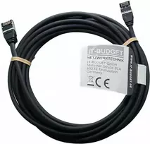 IT-BUDGET Full Copper Premium Patch Cable - Slim AWG 28 - Cat.8.1 - 2000 MHz - Halogen-Free - PoE+ - 40Gbit - Black - 5 m (90ITBSLIM81PK5S)