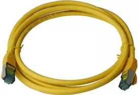 IT-BUDGET Full Copper Premium Patch Cable - Cat.6A - 500 MHz - Halogen-Free - PoE+ - AWG 26/7 - Yellow - 30 m