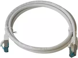IT-BUDGET Full Copper Premium Patch Cable - Cat.6A - 500 MHz - Halogen-Free - PoE+ - AWG 26/7 - White - 30 m