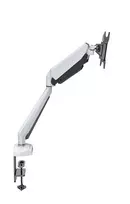Rockstable RS-MM010W Professional Single Monitor Mount - Desk Clamp/Grommet - 8 kg - 15-32 inches - 100x100 mm - White