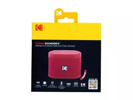 KODAK SoundBrix Wireless Stack Speaker Reverb Red
