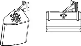 NEXO VNI-WM380 Sieninis laikiklis NEXO P15 garsiakalbiui, 380 mm, komplekte 2 vnt.