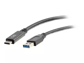 C2G 6ft USB C to USB A laidas - USB 3.2 - 5Gbps - M/M - Juodas