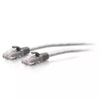 CABLES2GO C2G 1ft (0.3m) Cat6a Snagless Unshielded (UTP) Slim Ethernet Network Patch Cable - Gray