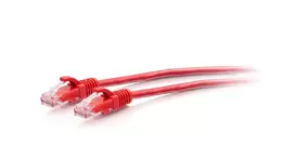 CABLES2GO C2G 3ft (0.9m) Cat6a Snagless Unshielded (UTP) Slim Ethernet Network Patch Cable - Red