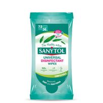 Drėgnos servetėlės Sanytol Eucalyptus, valymui/dezinfekavimui, 36 vnt.