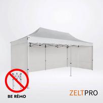 Prekybinės palapinės stogas ir sienos (4 vnt.) komplektas  3x6 Balta Zeltpro TITAN