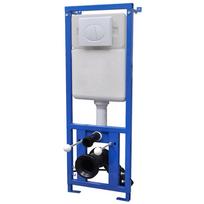 vidaXL Potinkinis Bakelis Pakabinamam WC 11 L 41x14x(110-125) cm