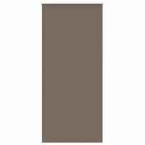 vidaXL Roletas su tamsinančiomis užuolaidomis, 124,4x230 cm, audinys, plotis 120 cm, kavos spalvos