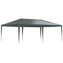 vidaXL Profesionali proginė palapinė, žalios spalvos, 4x6m, 90g/m²