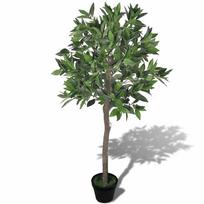 vidaXL Dirbtinis Lauramedis su Vazonu 120 cm