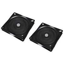 vidaXL Valties sėdynių pasukimo mechanizmai, 2vnt., 160x160x2,5mm