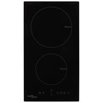 vidaXL Indukcinė kaitlentė su 2 kaitvietėmis, stiklas, 3500W