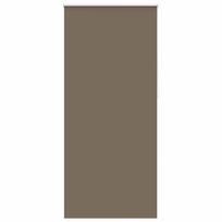 vidaXL Roletas su tamsinančiomis užuolaidomis, 84,4x230 cm, audinys, plotis 80 cm, kavos spalvos