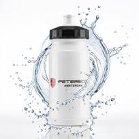 Sportinė dviračio gertuvė be BPA Peterson, balta, 550 ml