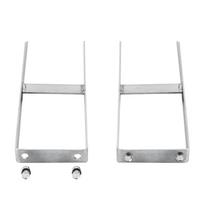 vidaXL Tvoros smaigai, 2vnt., plienas, WPC tvoroms, 40cm
