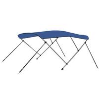 vidaXL Bimini viršaus stogelis, mėlynas, 183x180x137cm, 3 lankų rėmas