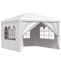 vidaXL Proginė palapinė, 3x3m, balta