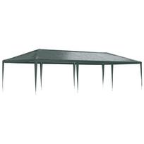 vidaXL Profesionali proginė palapinė, žalios spalvos, 4x9m, 90g/m²