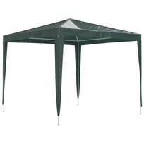 vidaXL Profesionali proginė palapinė, žalios spalvos, 2,5x2,5m, 90g/m²