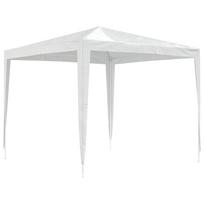 vidaXL Proginė palapinė, baltos spalvos, 2,5x2,5m