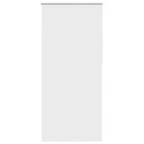 vidaXL Roletas su tamsinančiu sluoksniu, 124,4x230 cm, audinys, plotis 120 cm, baltos spalvos