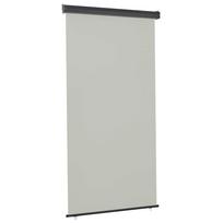 vidaXL Šoninė balkono markizė, pilka, 125x250cm