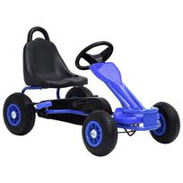 vidaXL Pedalais minamas kartingas su pneumat. padangomis, smėlio