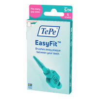 TEPE, EasyFit S/M, tarpdančių šepetėliai, 6 vnt.
