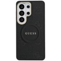 Guess Saffiabe Bijūnų EmBossed Žiedas MagSafe Case už Samsung Galaxy S26 Ultra - Black