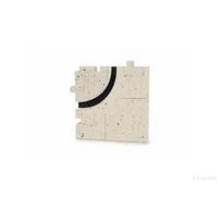 Muliažas ERGOVENT LINEO PRO PUZZLE difuzoriui, 3 plyšiai (90° kampas (apvalintas))