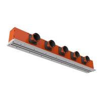 Priglaistomas plyšinis difuzorius ERGOVENT LINEO-1200 PROFILE (2 plyšiai 1200x15 mm)
