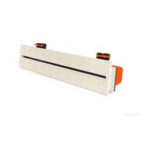 Priglaistomas plyšinis difuzorius ERGOVENT LINEO PRO-1000/90 PROFILE (1 plyšys 1000x20 mm, su sklende)