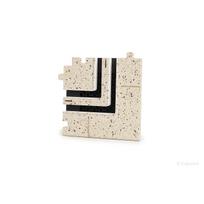 Muliažas ERGOVENT LINEO PRO PUZZLE difuzoriui, 2 plyšiai (90° status kampas)