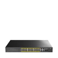 24 prievadų komutatorius Cudy GS1028EPS2 (24x 1G PoE, 2x 1G SFP)