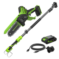 MINI ŠAKŲ GENĖTUVAS 15cm BL 24V SU ILGA RANKENA (2Ah akumuliatorius + kroviklis) CS1522GA3