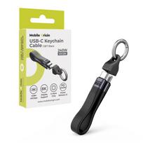 Mobile Origin 240W 40Gbps 8K USB-C Keychain Cable CB17 Black