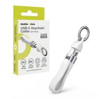 Mobile Origin 240W 40Gbps 8K USB-C Keychain Cable CB17 White