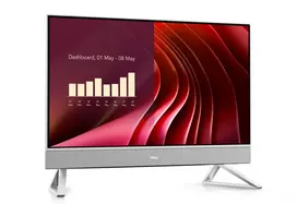 DELL EC24250 Intel Core i5-1334U 23.8 inch Full HD All-in-One PC, 16GB DDR5, 512GB SSD, Windows 11 Pro, Wi-Fi 6E, White