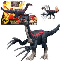 Žaislinis dinozauras su garsais ir kovos judesiais „Therizinosaurus“, 38 cm, Jurassic World, JCG16