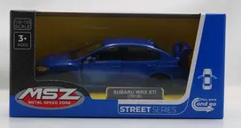 MSZ Automobilio modelis Subaru WRX STI, skalė 1:40