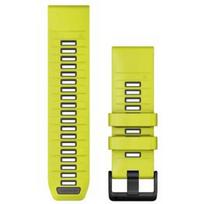 GARMIN QuickFit Band 26mm, Amp Yellow/Graphite Silicone Band priedas 010-13393-08