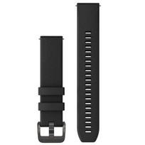GARMIN Quick Release Band 20mm, Black Silicone with Black Hardware priedas 010-13439-00