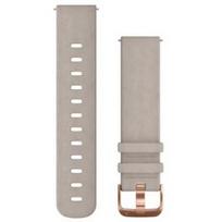 GARMIN Quick Release Band 20mm, Gray Suede with Rose Gold Hardware priedas 010-12691-07