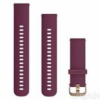 GARMIN Quick Release Band 20mm, Berry with Light Gold Hardware priedas 010-12691-05