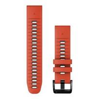 GARMIN QuickFit Band 22mm, Flame Red/Graphite Silicone priedas 010-13280-04