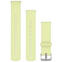 GARMIN Quick Release Band 22mm, Citron Silicone with Silver Hardware priedas 010-13406-11