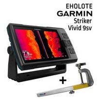 GARMIN STRIKER VIVID 9SV WITH GT52HW-TM TRANSDUCER + SONAR MOUNT echolotas 010-02554-01 / RUNOS