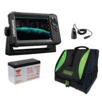 LOWRANCE EAGLE 7 SplitShot™ ROW+BAG L+AKU+ICE Transducer echolotas 000-16115-001KOM